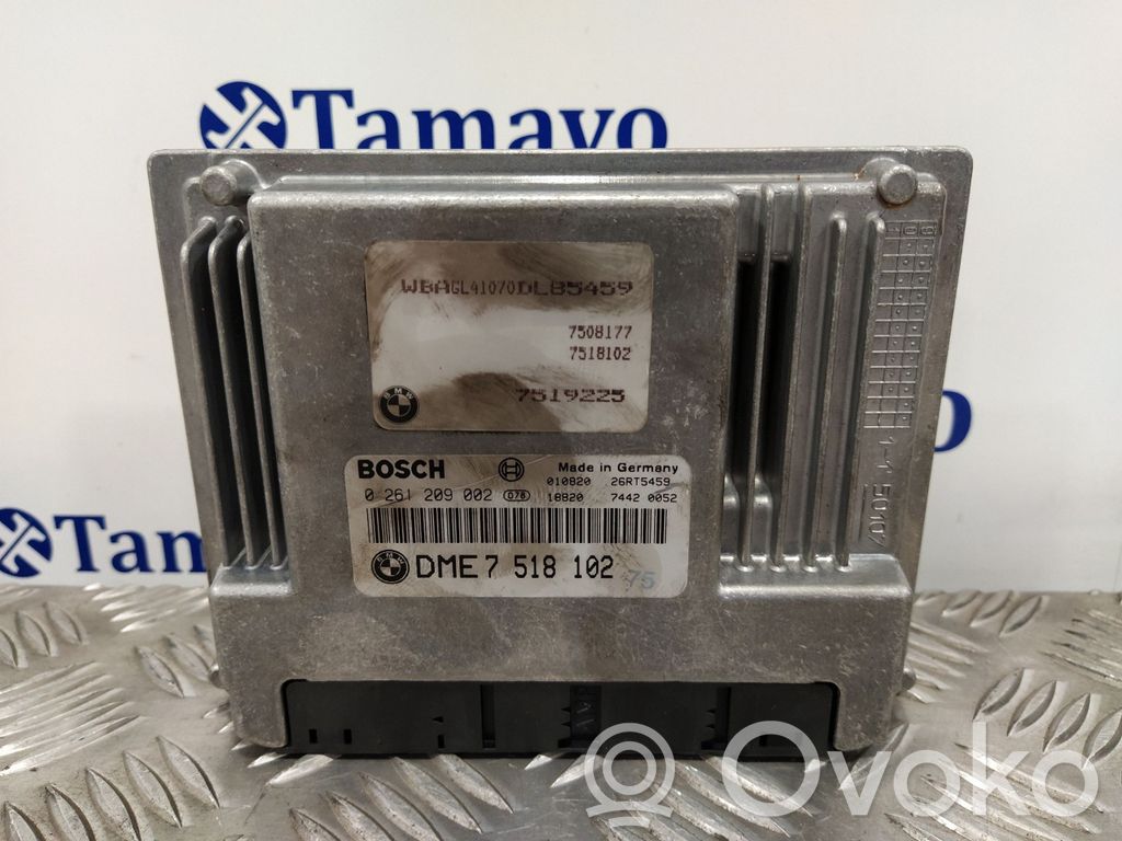 BMW 7 E65 E66 Unidad de control/módulo del motor 