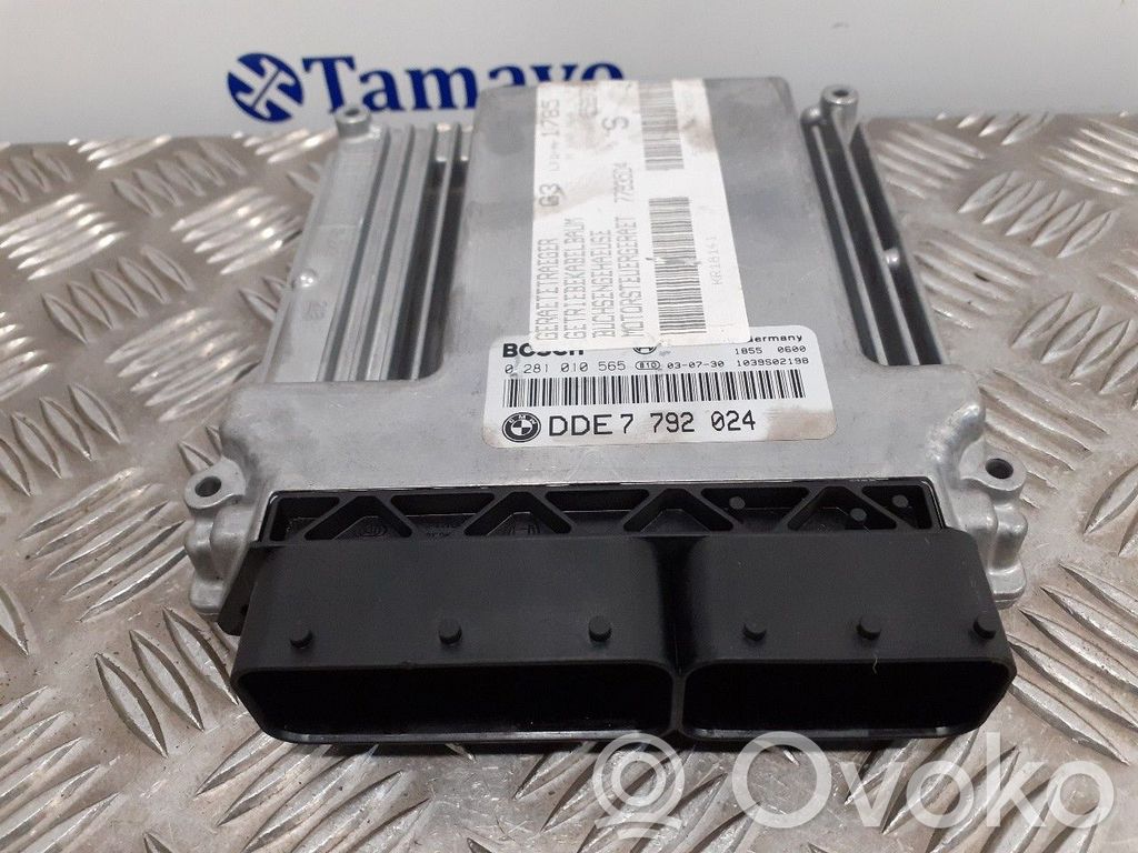 Unidad de control/módulo del motor   0281010565,7792024,DDE7792024