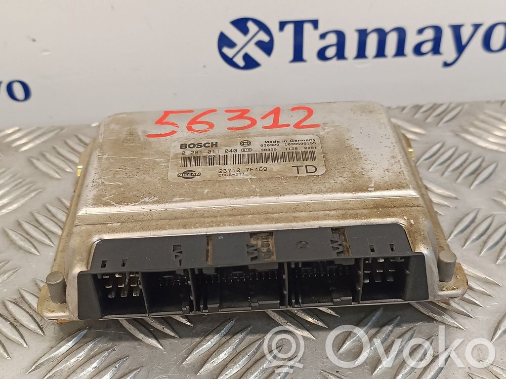 Engine control unit/module   0281011040,ECCS911,237107F469