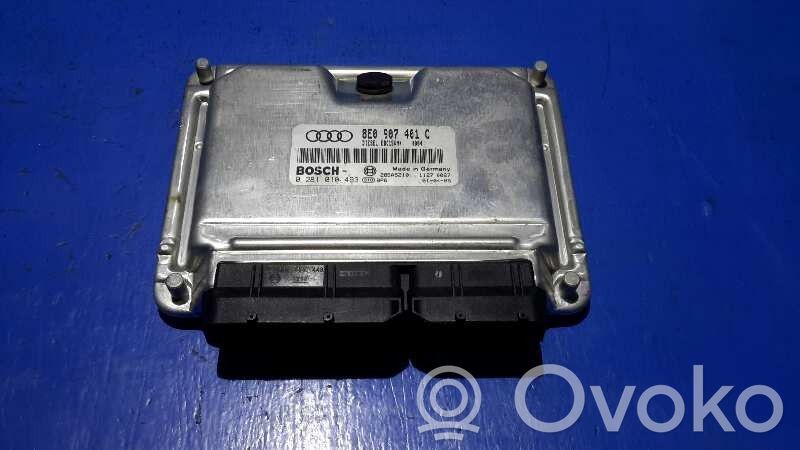 Unidad de control/módulo del motor   0281010493,8E0907401C