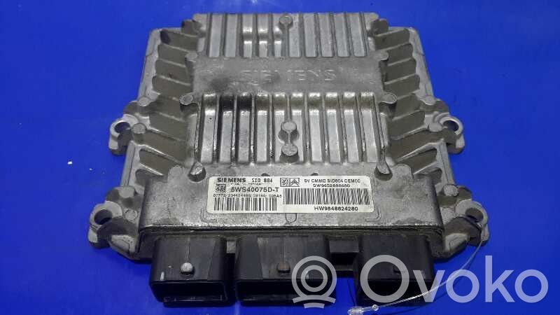 Engine control unit/module   5WS40075DT,9648624280,9652888680