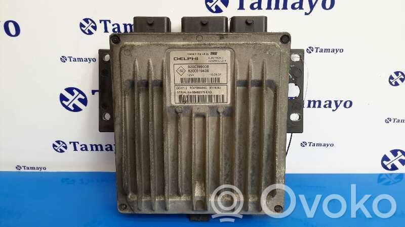 Unidad de control/módulo del motor   8200399038,R0410B034C,8200619409