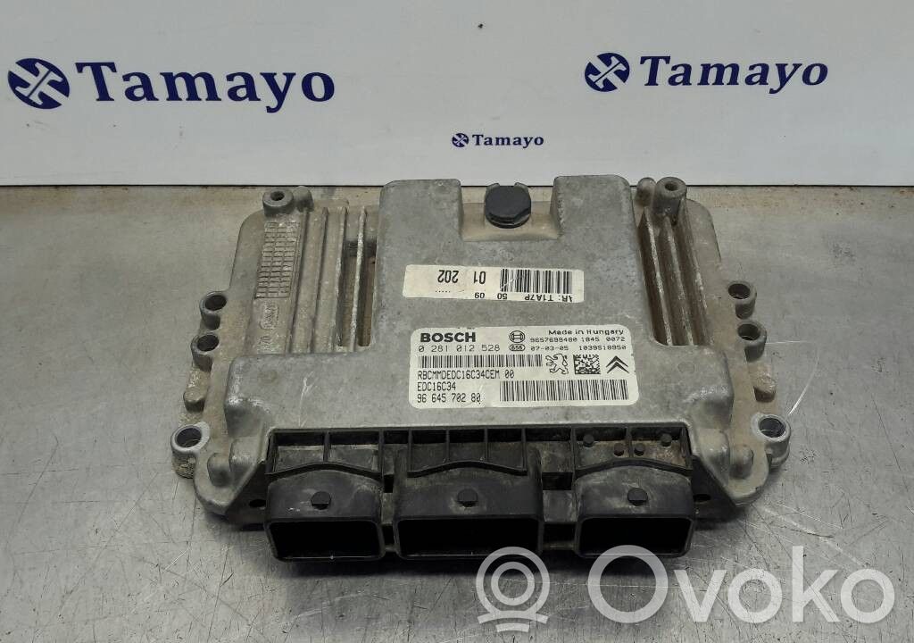 Peugeot 206 Engine control unit/module 