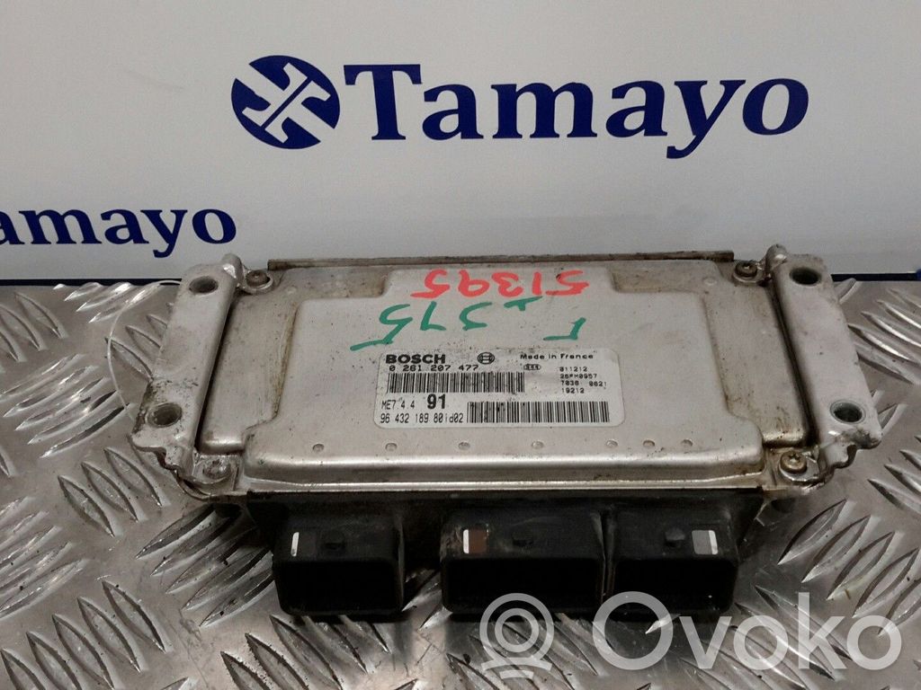 Peugeot 206 Sterownik / Moduł ECU 