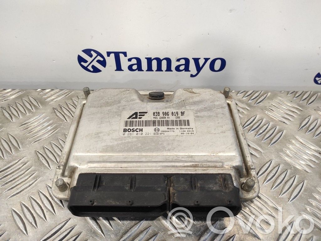 Unidad de control/módulo del motor   0281010221,YM2112A650KA,038906019BF
