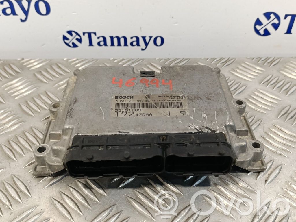 Fiat Stilo Unitate/modul de control motor 