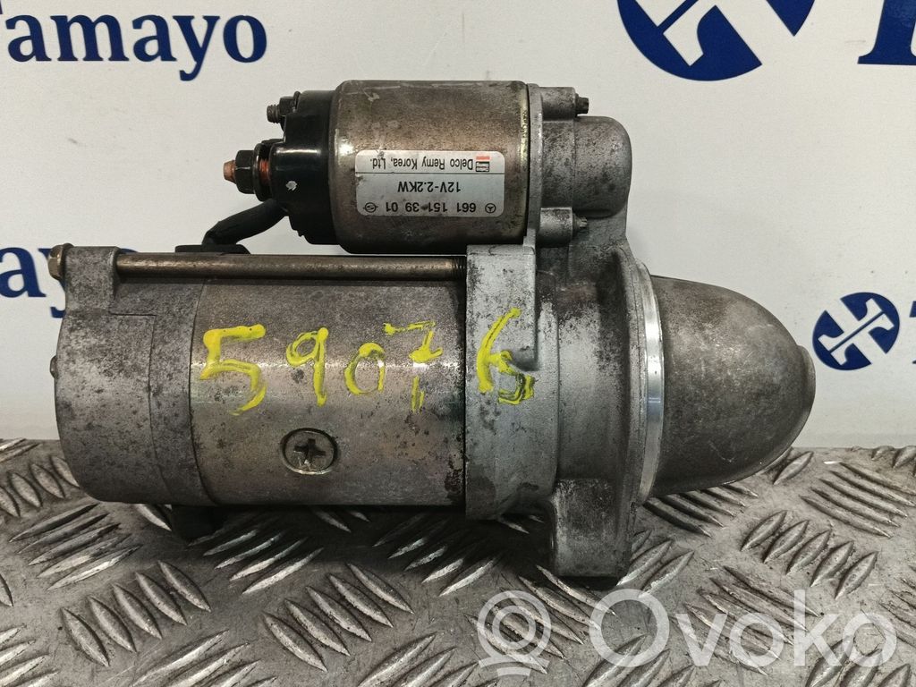 SsangYong Rodius Motor de arranque 