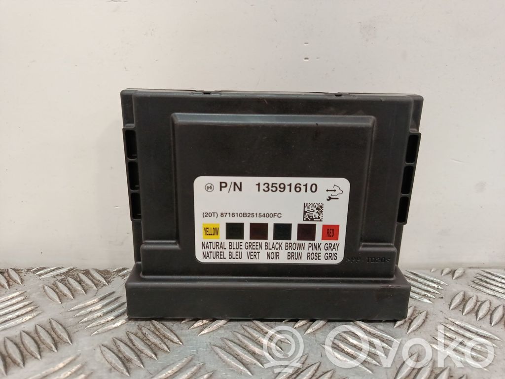 Opel Astra J Sonstige Steuergeräte / Module