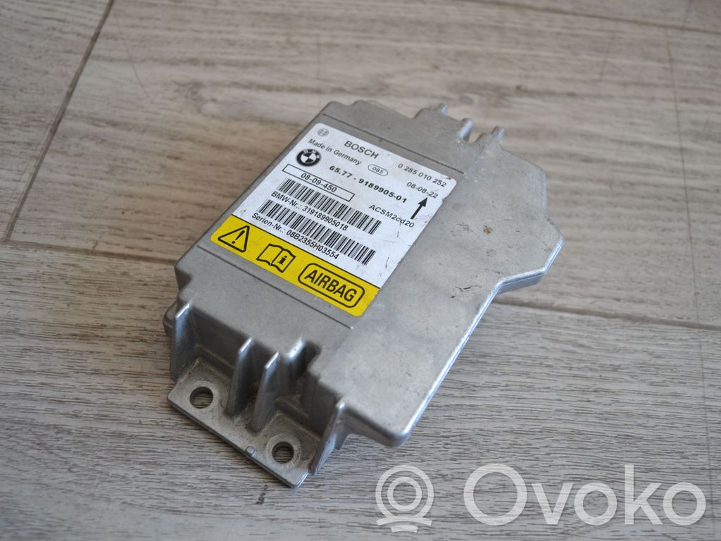 BMW X5 E70 Module de contrôle airbag 
