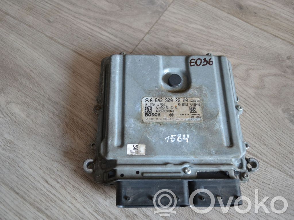Mercedes-Benz E W212 Unitate/modul de control motor 