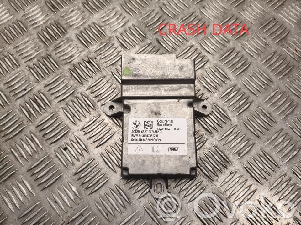 BMW X5 G05 Unitate/modul de comandă airbaguri