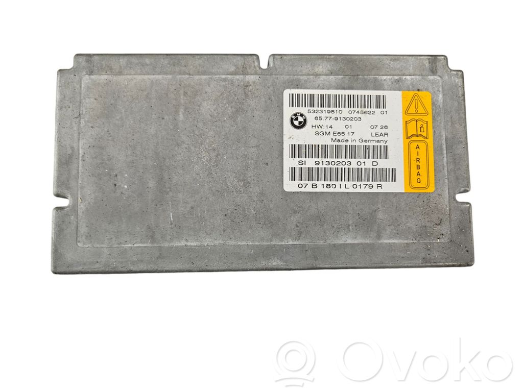 BMW 7 E65 E66 Airbag control unit/module 