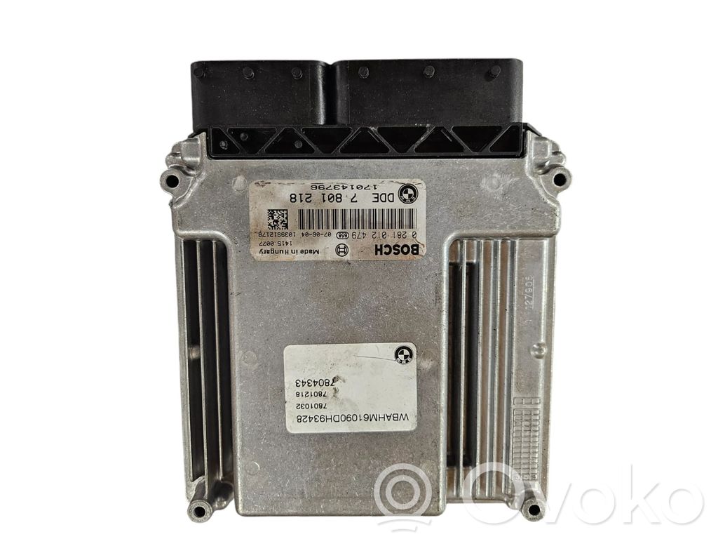 BMW 7 E65 E66 Variklio valdymo blokas 