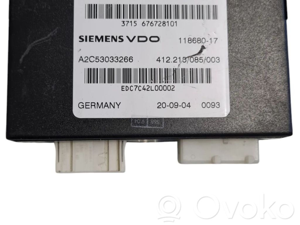 BMW 7 E65 E66 Suspension control unit/module 