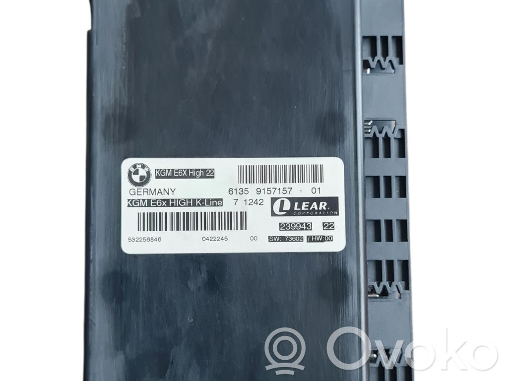 BMW 6 E63 E64 Comfort/convenience module 