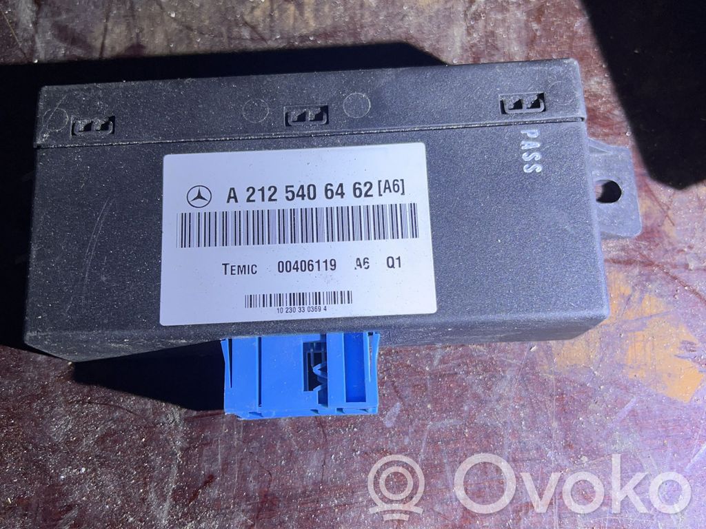 Mercedes-Benz E W212 Suspension control unit/module 