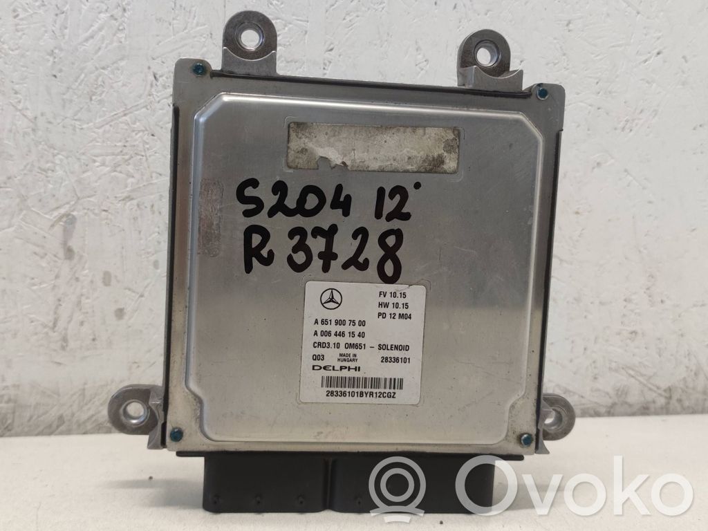 Mercedes-Benz C W204 Engine control unit/module 