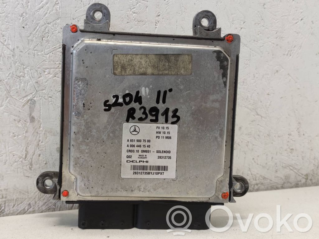 Mercedes-Benz C W204 Engine control unit/module 