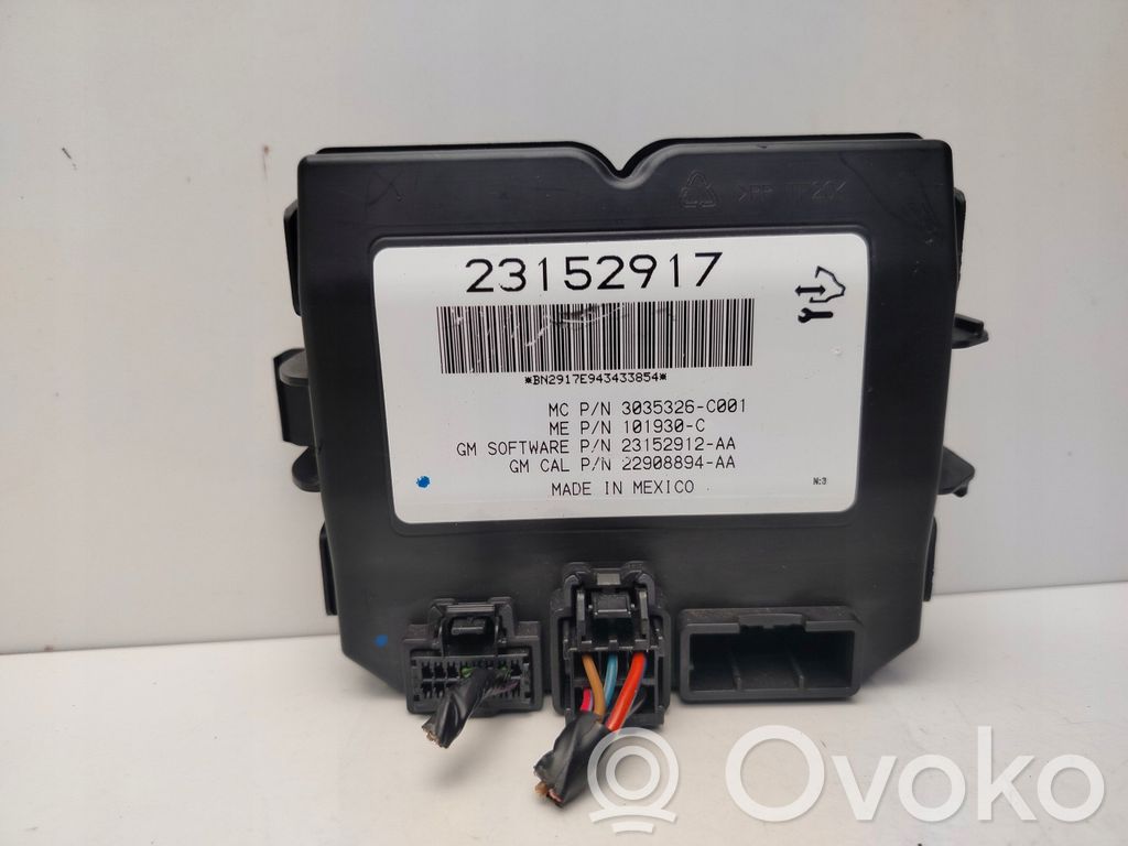 Opel Insignia A Module de contrôle carrosserie centrale 