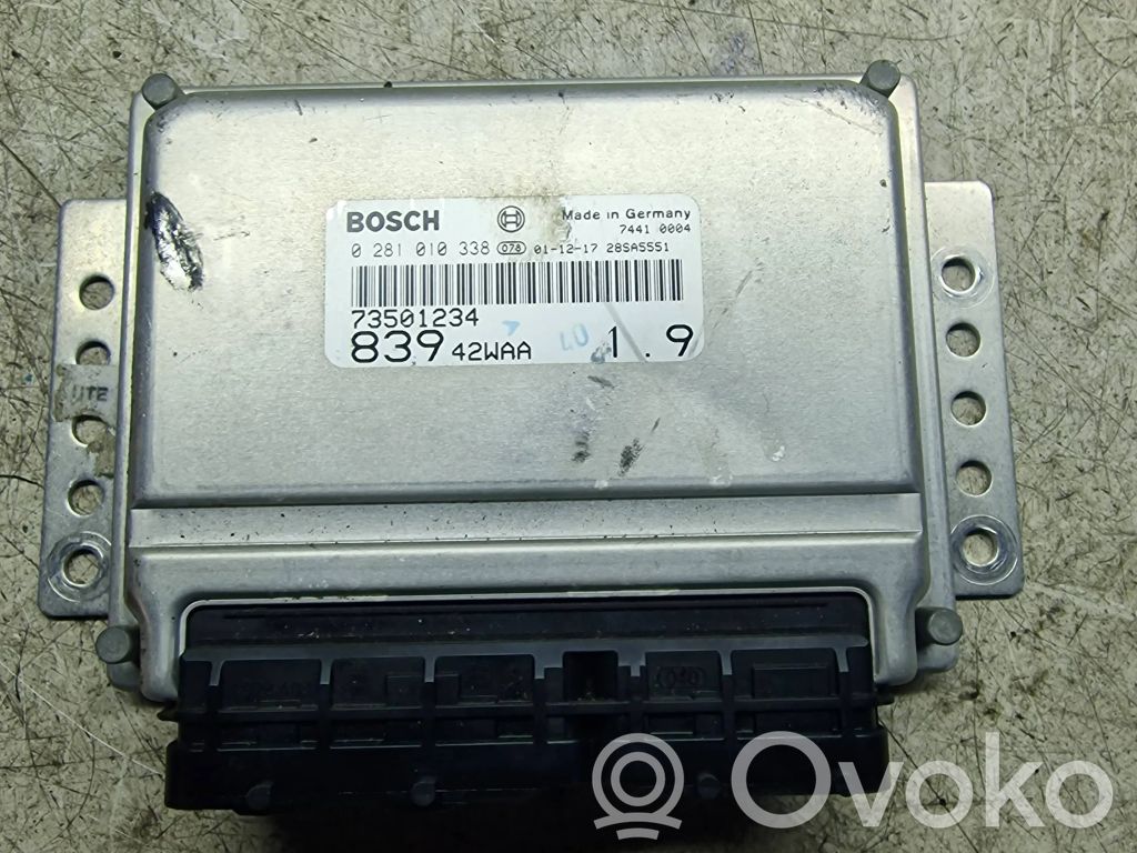 Engine control unit/module   73501234,0281010338,28SA5551