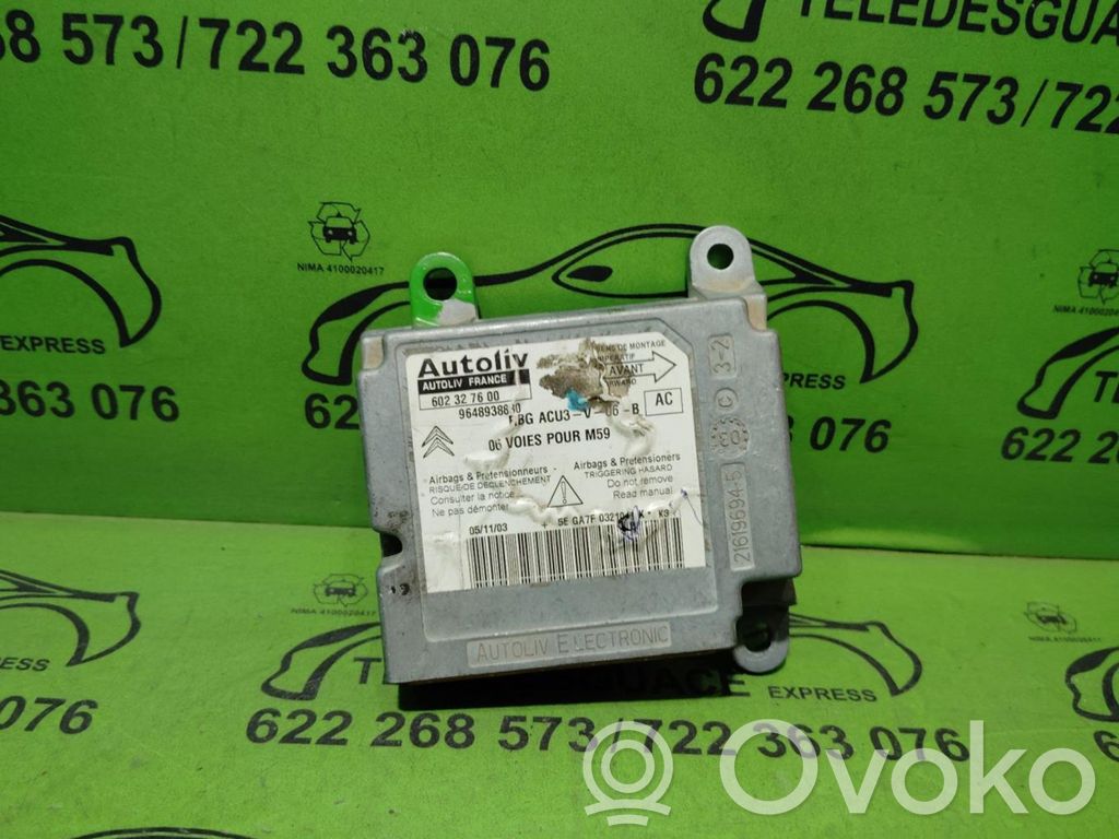 Citroen Berlingo Airbag control unit/module 