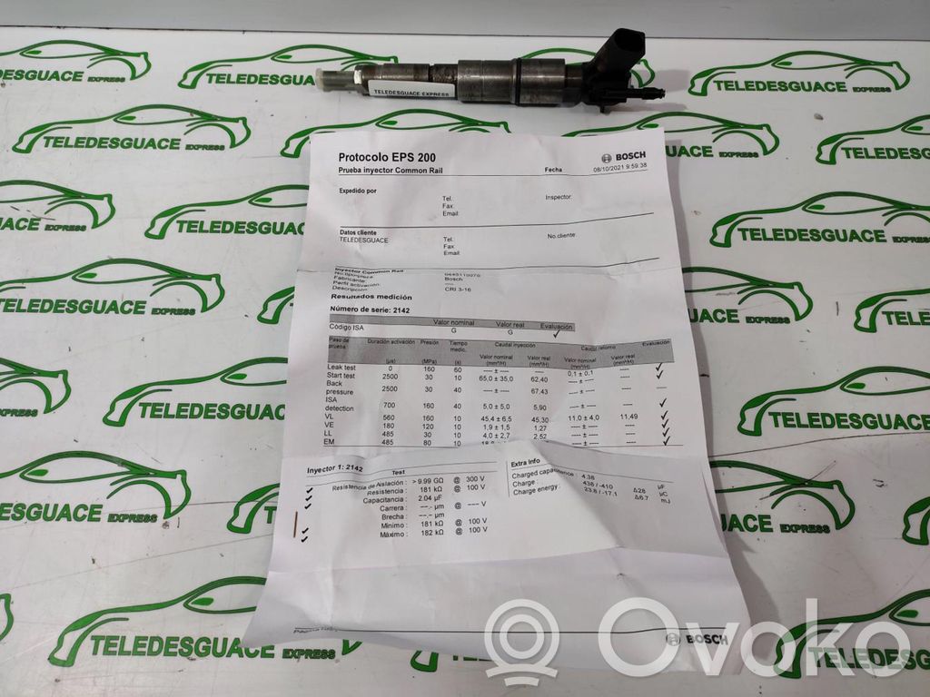 Inyector de combustible   779272107
