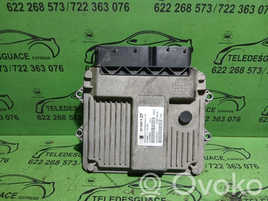 Opel Combo C Engine control unit/module ECU 