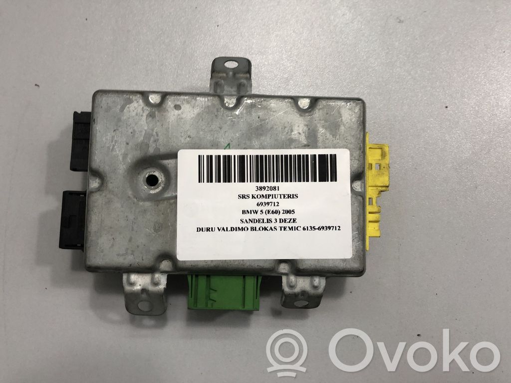 BMW 5 E60 E61 Airbagsteuergerät 