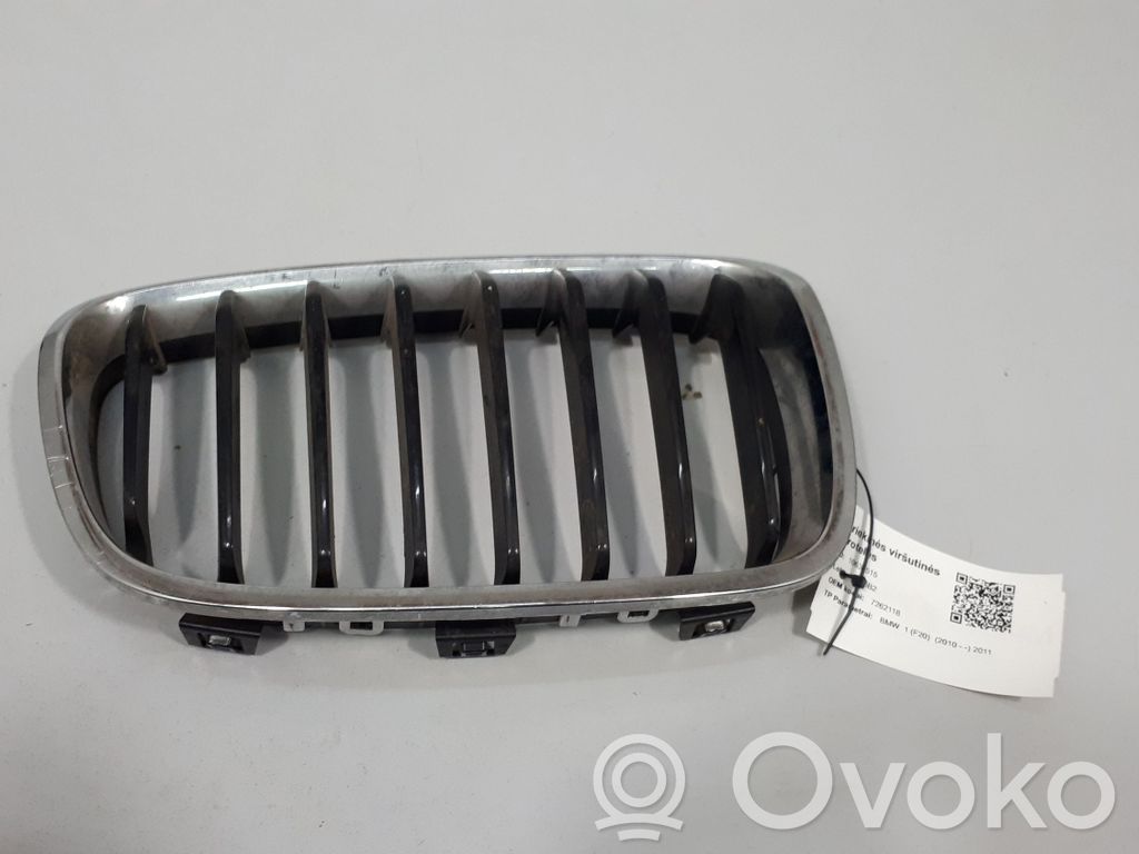 BMW 1 F20 F21 Front bumper upper radiator grill 