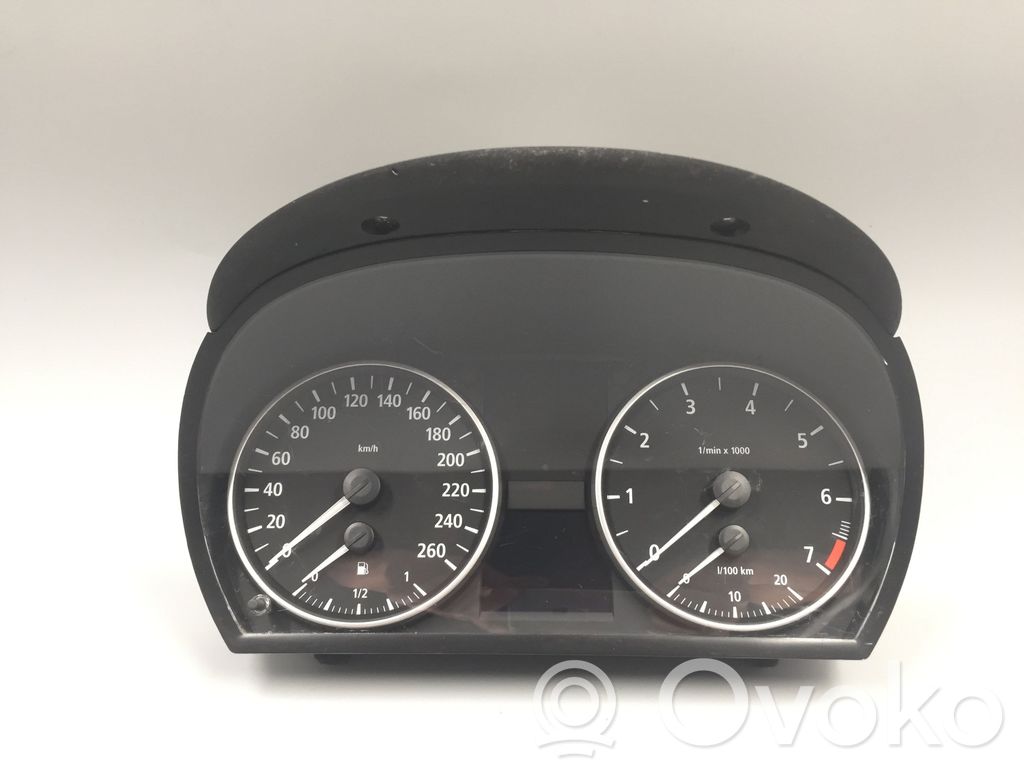 BMW 3 E90 E91 Speedometer (instrument cluster) 