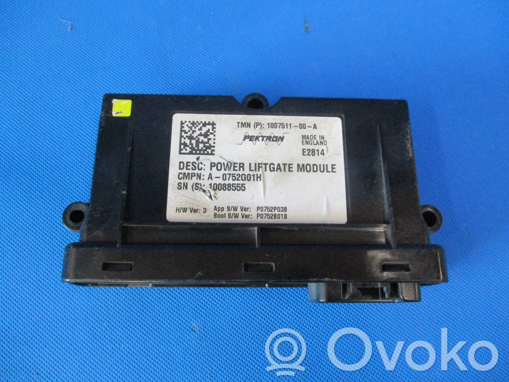 Tailgate/trunk control unit/module   100751100A,E2814,0752G01H