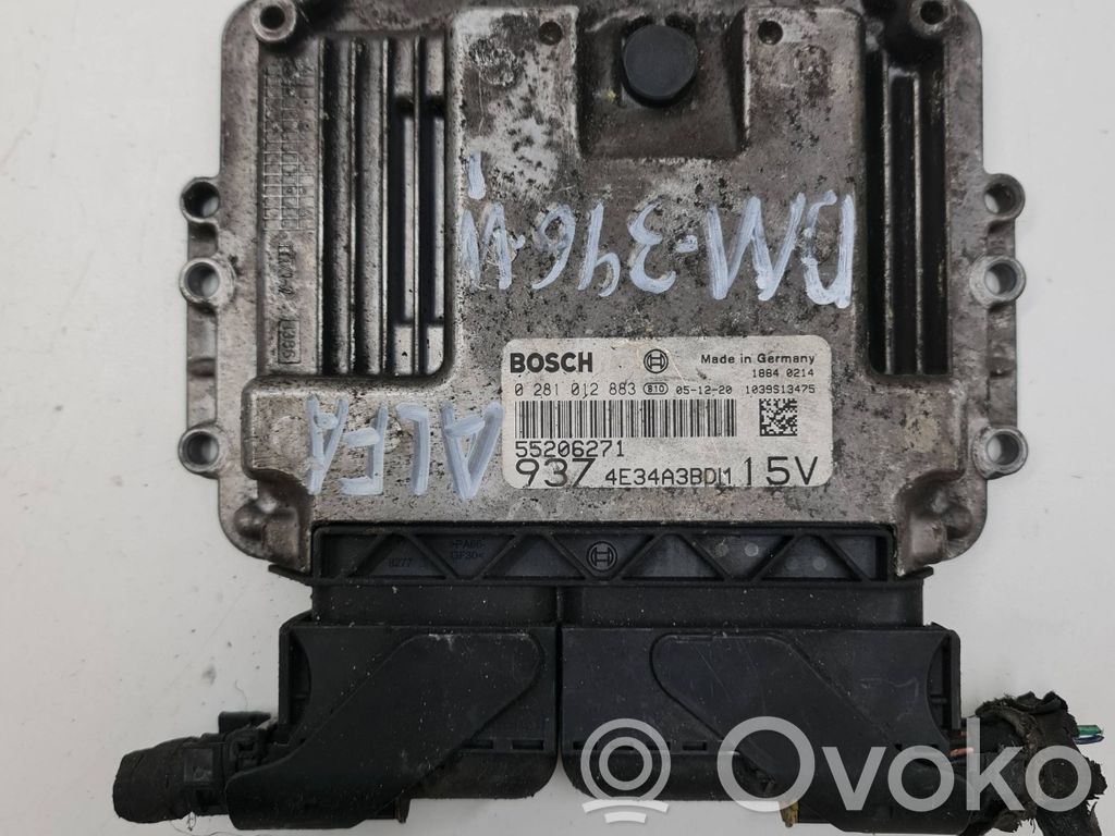 Engine control unit/module   55206271,0281012883