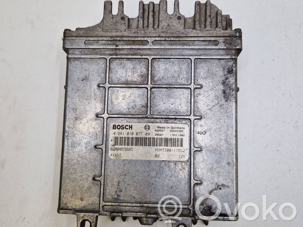Engine control unit/module   8200059885,28SA4365,0281010077