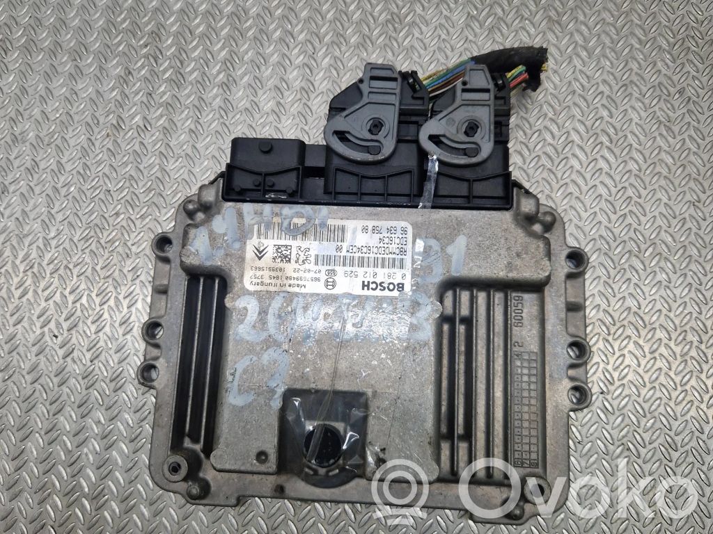 Engine control unit/module   9663475880,9657699480,0281012529