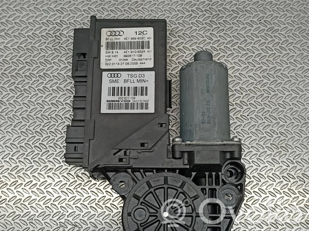 Audi A8 S8 D3 4E Asa reguladora de la puerta trasera 