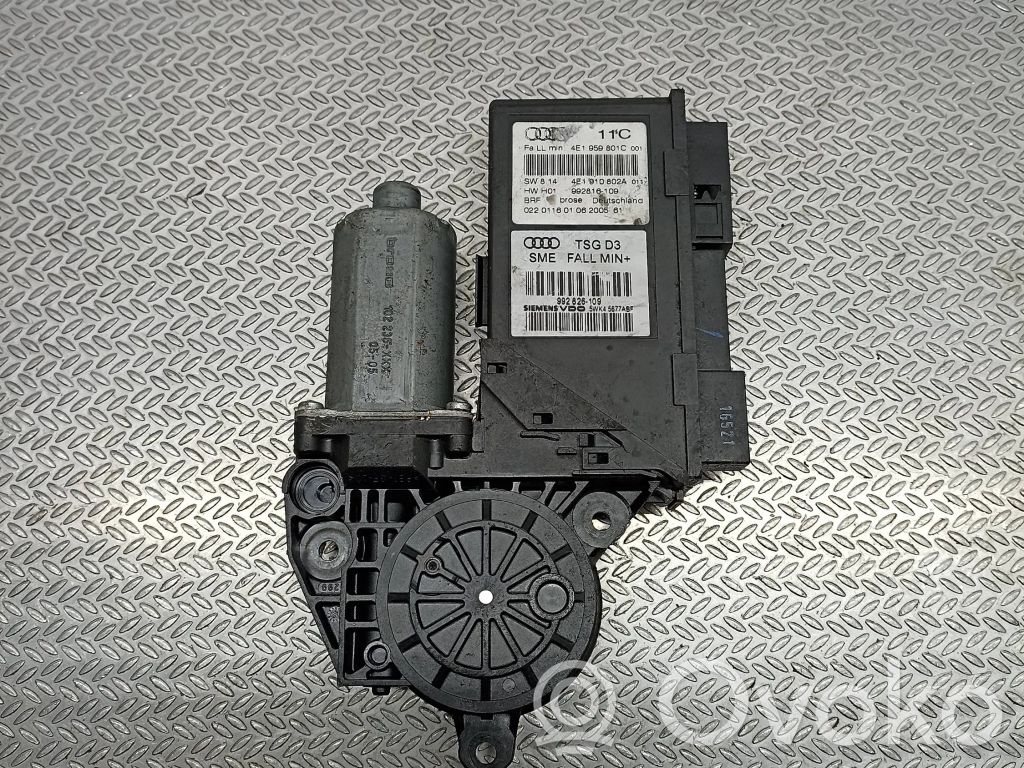 Audi A8 S8 D3 4E Rear door window regulator motor 