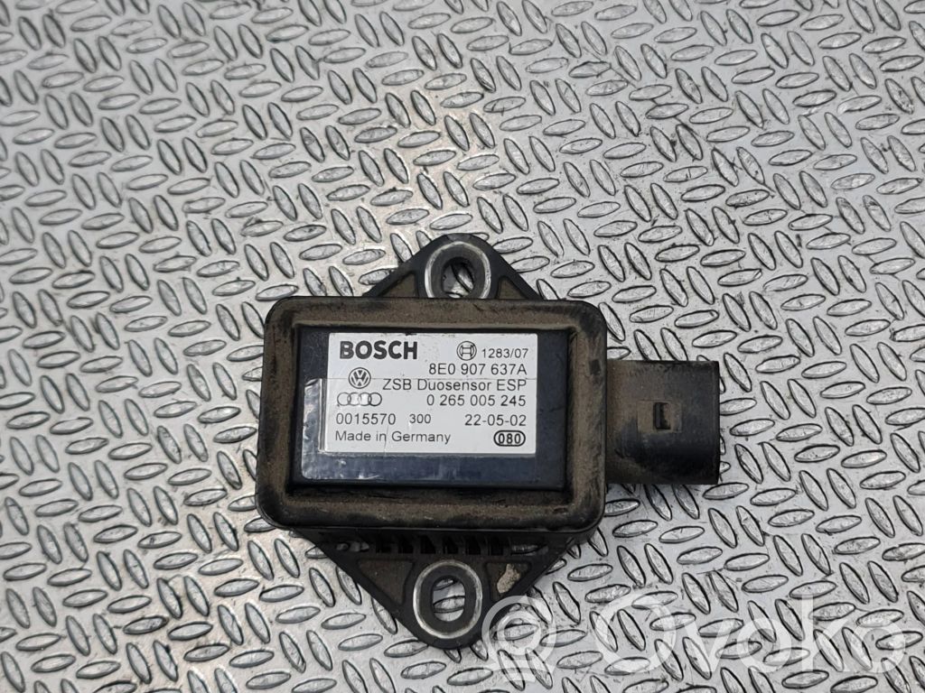 ESP acceleration yaw rate sensor   8E0907637A,0015570,0265005245