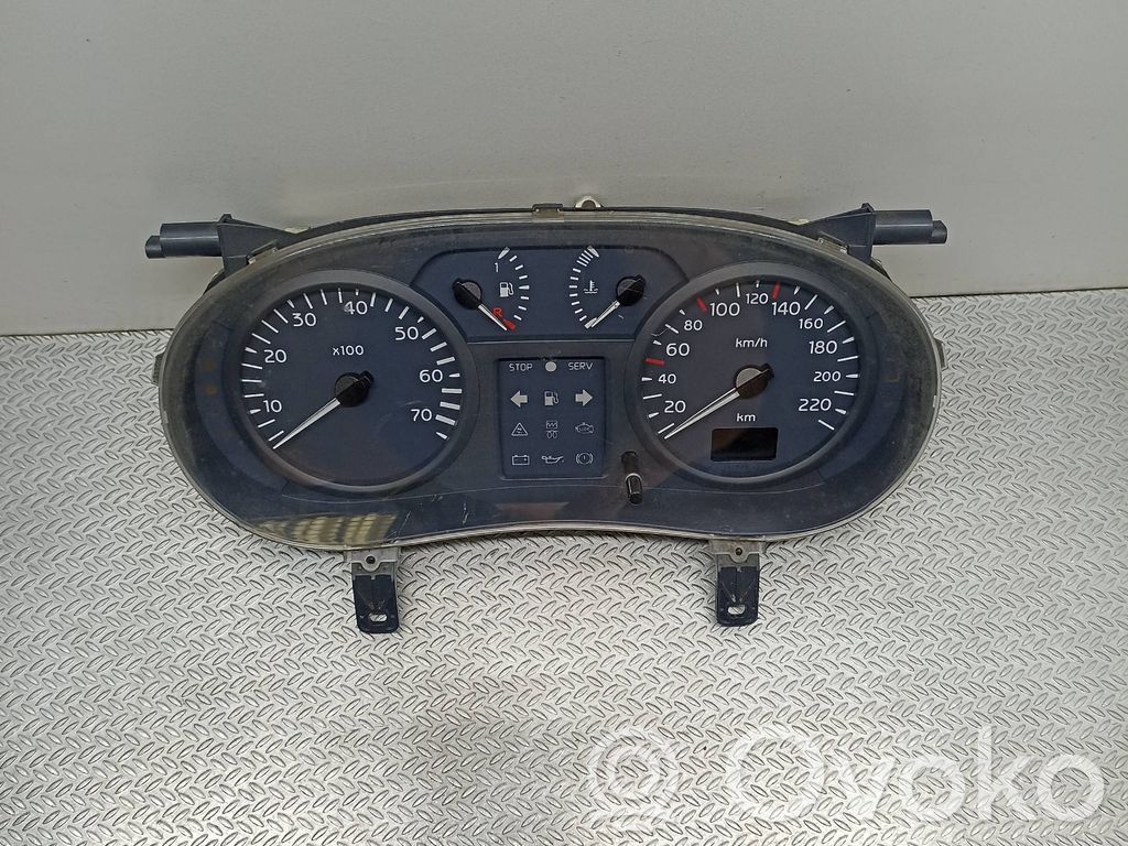 Renault Clio II Spidometrs (instrumentu panelī) 