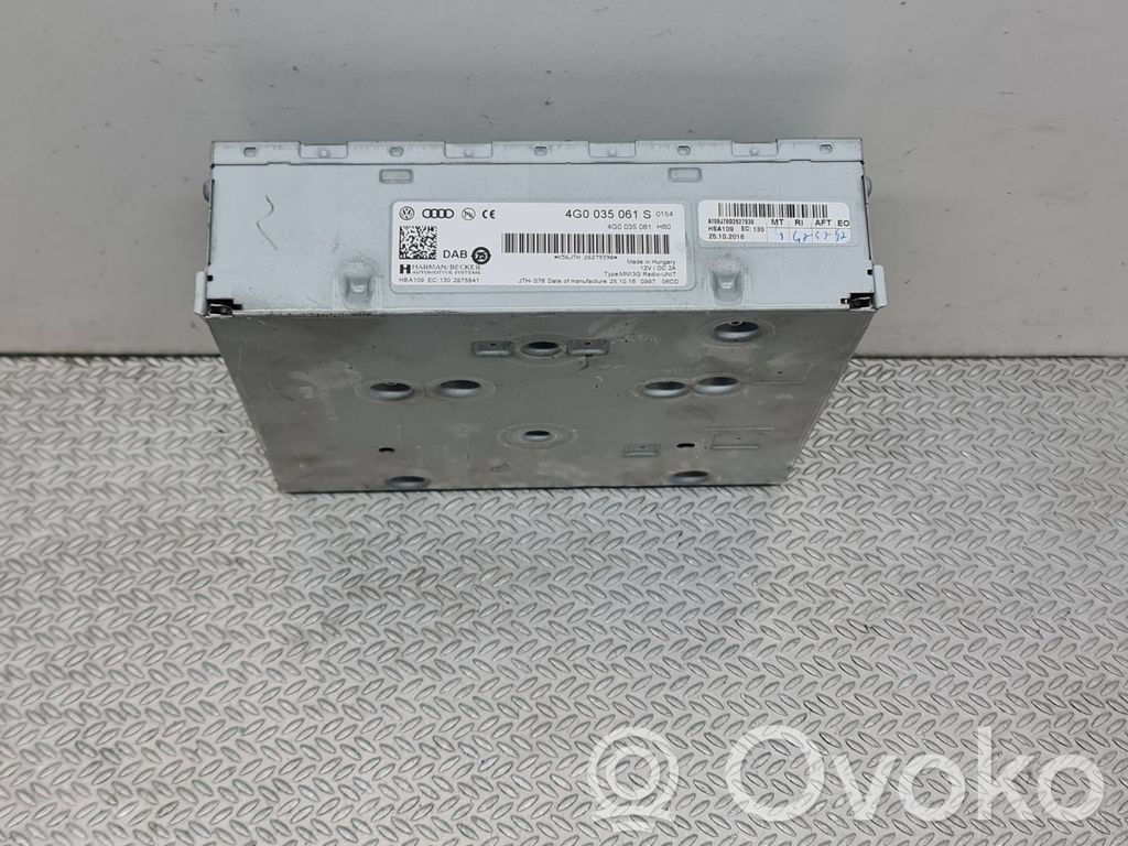Volkswagen Touareg II Radio/CD/DVD/GPS-pääyksikkö 