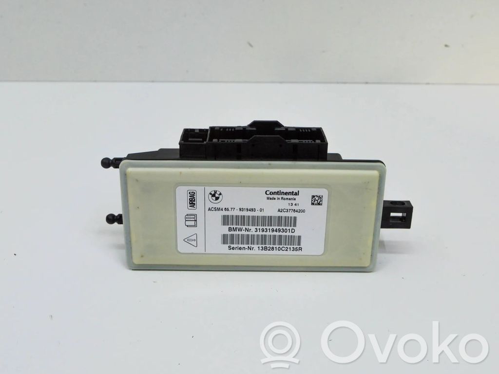 BMW 4 F32 F33 Unitate/modul de comandă airbaguri 