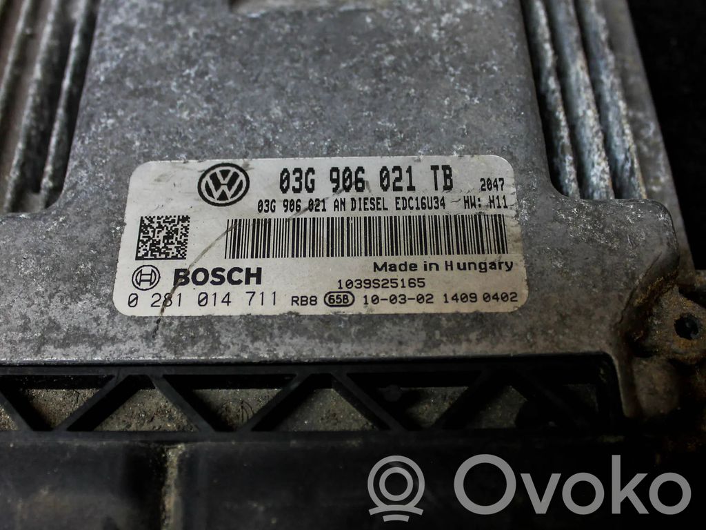Skoda Octavia Mk2 (1Z) Unitate/modul de control motor 