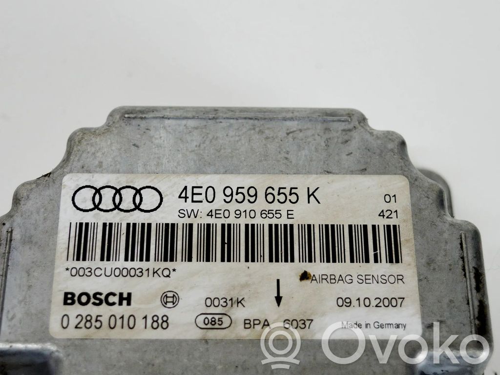 Airbag control unit/module   4E0959655K