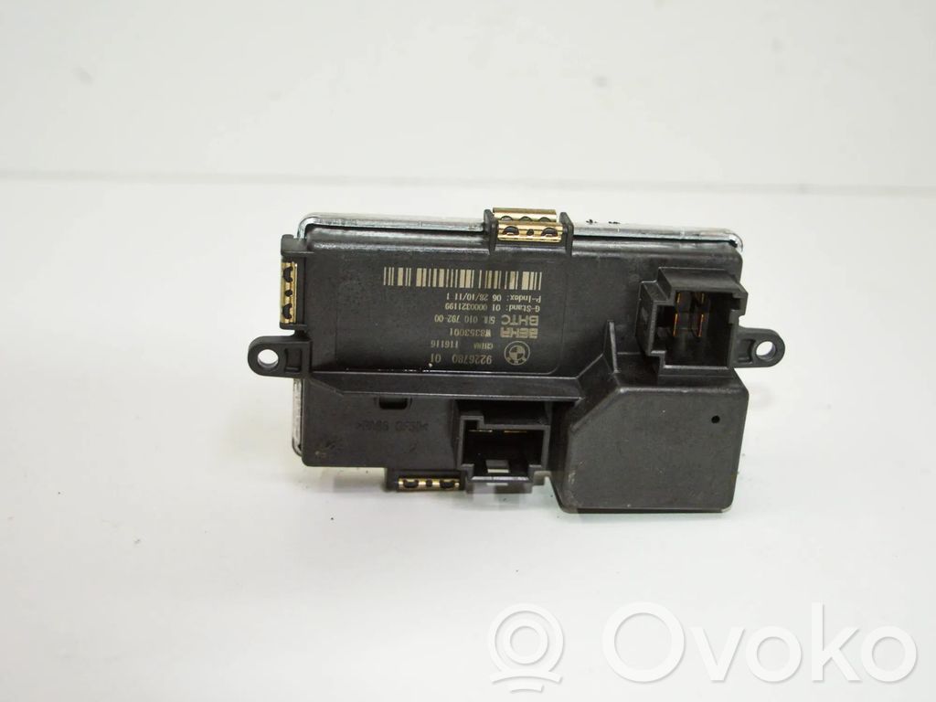 BMW 5 F10 F11 Rezystor / Opornik dmuchawy nawiewu 