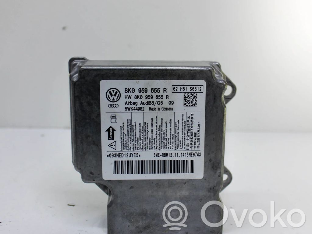Audi Q5 SQ5 8R Unitate/modul de comandă airbaguri 