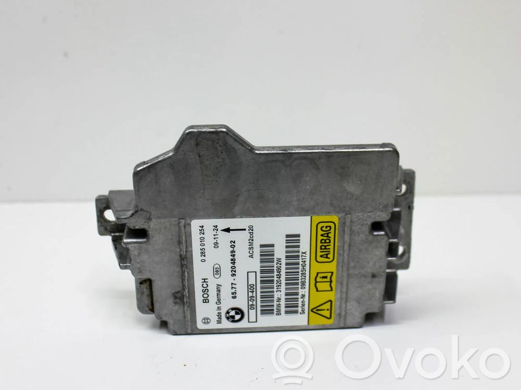 BMW X5 E70 Module de contrôle airbag 