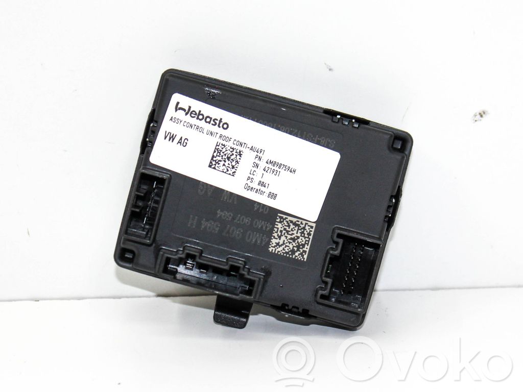 Audi A4 S4 B9 8W Moduł / Sterownik szyberdachu 