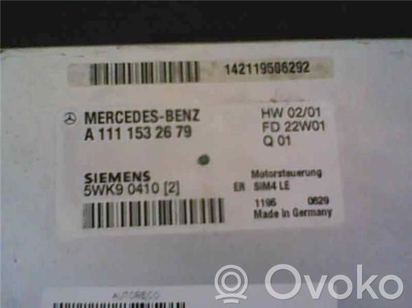 Mercedes-Benz E W210 Inne komputery / moduły / sterowniki 
