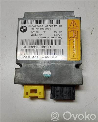 Unidad de control/módulo del Airbag   65776922939