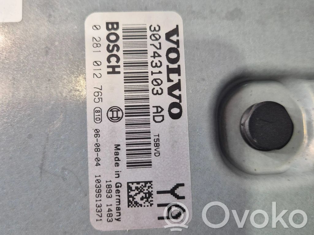 Engine control unit/module   30743103AD,1039S13371,0281012765