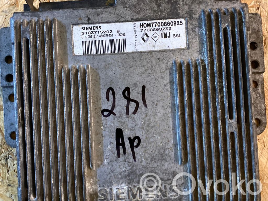 Engine control unit/module   S103715202B
